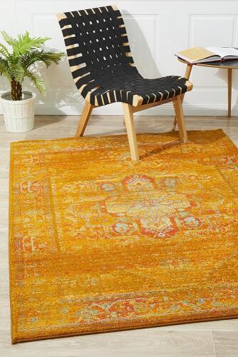 Rug Culture - Kaleidoscope 100 Gold Rug - Size: 230 x 160 cm, Made in: Egypt