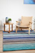Rug Culture - Gold 650 Blue Rug - Size: 225 x 155 cm, Made in: China