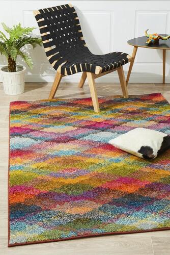 Rug Culture - Kaleidoscope 102 Multi Rug - Size: 230 x 160 cm, Made in: Egypt