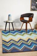 Rug Culture - Gold 644 Navy Rug - Size: 225 x 155 cm, Made in: China