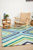 Rug Culture - Gold 640 Blue Rug - Size: 225 x 155 cm, Made in: China