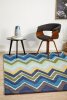 Rug Culture - Gold 644 Navy Rug - Size: 225 x 155 cm, Made in: China