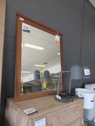 Mirror with Timber Frame