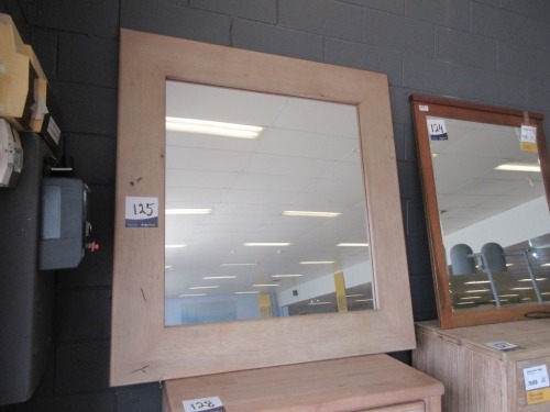 Mirror with Timber Frame
