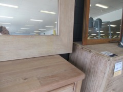 Mirror with Timber Frame - 2