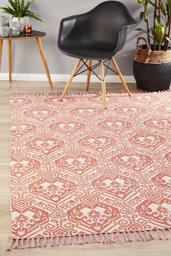 Rug Culture - Zulu 5835 Rust Rug - Size: 220 x 150 cm,
