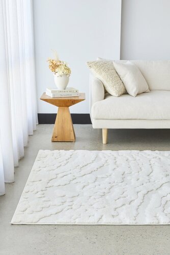Rug Culture - Haven Nyla White Rug - Size: 330 x 240 cm, Made in: Turkey