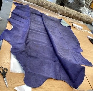 Rug Culture - Cow-hide Purple Rug