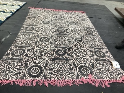 Rug Culture - Zulu 5834 Black Rug - Size: 220 x 150 cm,