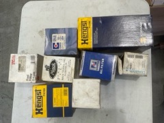 Truck Various types and sizes of filters