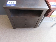 2 x Assorted Bedside Drawers - 2