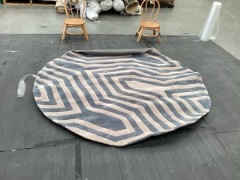 Rug Culture - Gold 631 Taupe Rug - Size: 200 x 200 cm, Made in: China