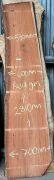 Live Edge Red Gum Timber Slab, 2.81m x 610mm x 50mm