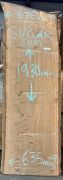 Live Edge Sugar Gum Timber Slab, 1.93m x 605mm x 50mm