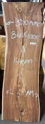 Live Edge Blackwood Timber Slab, 1.64m x 520mm x 32mm