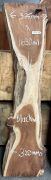 Live Edge Blackwood Timber Slab, 1.63m x 345mm x 33mm