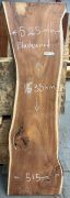 Live Edge Blackwood Timber Slab, 1.64m x 520mm x 32mm
