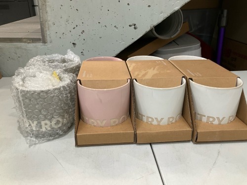 Bundle of 4 x Country Road - Denim Mug Set/2 - Assorted Colours - Total RRP $159.80
