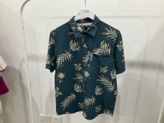 Salty Crew - Badland Short Sleeve Tech Woven - Navy - 21035128 - Size S