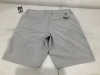 Salty Crew - Drifter 19" Hybrid Shorts - Mid Length at Knee - Light Grey - 30435024 - Size 28 - 3
