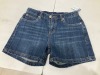 Wrangler Women's Ultimate Q Baby Booty Up Short - Z30 Mid Town Blue - XCP2336589 - Size 5 - 2