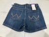 Wrangler Women's Ultimate Q Baby Booty Up Short - Z30 Mid Town Blue - XCP2336589 - Size 5 - 3