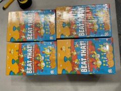 Bundle of 4 x Beat That Card Game - Total RRP $140