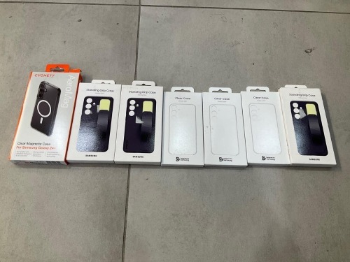 Bundle of Assorted Samsung Galaxy S24+ Accessories - Total RRP $390