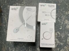 Bundle of Assorted Arlo Charging Cables - Total RRP $189
