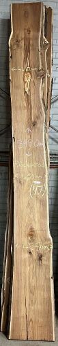 Live Edge Blackwood Timber Slab, 7 pieces, 3.98m x 422mm x 36mm