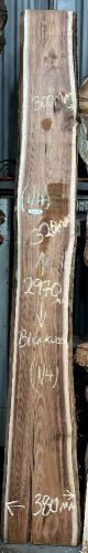 Live Edge Blackwood Timber Slab, 4 pieces, 2.97m x 333mm x 36mm