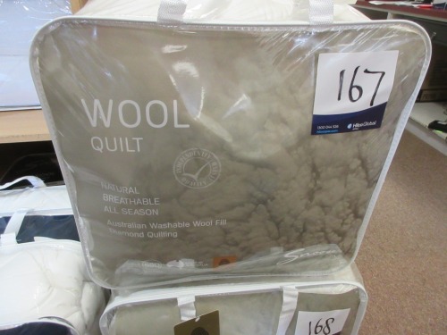 Wool Quilt, Queen, 550 Gram