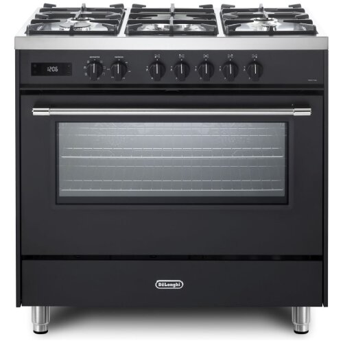 Delonghi 90cm Anthracite Dual Fuel Freestanding Oven DEF1407A (Anthracite)