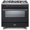 Delonghi 90cm Anthracite Dual Fuel Freestanding Oven DEF1407A (Anthracite)