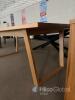 84" Solid Wood Dining Table with Black Metal Spider Base, Seats 6&ndash;8 - 3