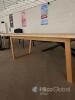 84" Solid Wood Dining Table with Black Metal Spider Base, Seats 6&ndash;8 - 4
