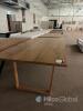 84" Solid Wood Dining Table with Black Metal Spider Base, Seats 6&ndash;8 - 6