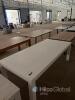 Frances Brush White Dining Table 2.25m