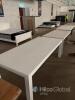 Frances Brush White Dining Table 2.25m - 4