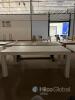 72" Rectangular Wooden Dining Table, Light White-Washed Finish, Seats 6 - 5