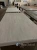 72" Rectangular Wooden Dining Table, Light White-Washed Finish, Seats 6 - 7