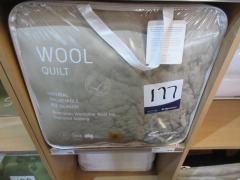 Wool Quilt, Double, 350 Gram
