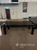 Modern Black Rectangular Dining Table, Seats 6&ndash;8, Approx. 65" x 42" x 31" - 2