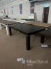 Modern Black Rectangular Dining Table, Seats 6&ndash;8, Approx. 65" x 42" x 31" - 3
