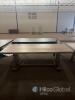 Large Solid Wood Trestle Dining Table, Seats 8-10, Rustic Farmhouse Style - 2