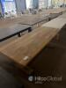 Large Solid Wood Trestle Dining Table, Seats 8-10, Rustic Farmhouse Style - 3