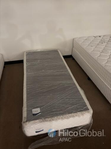 Homelegance MF-850T Twin Mattress Foundation, 74" x 38" x 8.5", Metal Frame with Fabric Cover