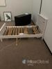 White Wooden Single Bed Frame - 3