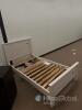 White Wooden Single Bed Frame - 5