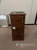 3-Drawer Wooden Filing Cabinet, Model LIK 3187, Vietnam, Lockable Top, 41"x19"x18", 2020